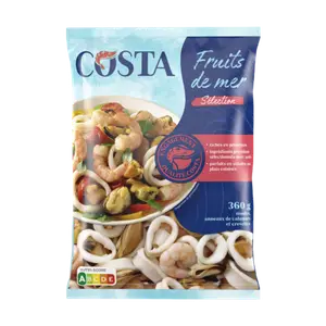 MELANGE DE FRUITS DE MER SELECTION SURGELE COSTA