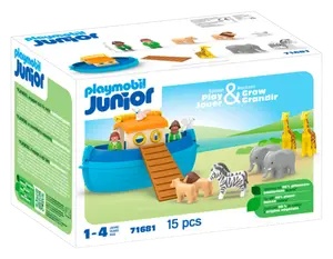 ARCHE DE NOÉ TRANSPORTABLE PLAYMOBIL JUNIOR