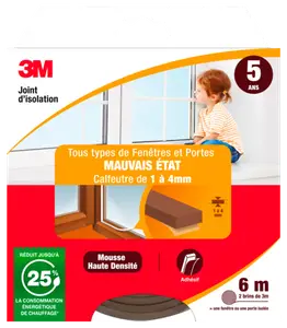 JOINT MOUSSE MAUVAIS ETAT CLASSIQUE 3M