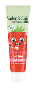 DENTIFRICE ENFANTS 1-6 ANS A LA FRAISE VADEMECUM BIO