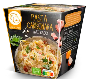 PLAT DE PATES A LA CARBONARA YOUCOOK