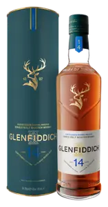 SINGLE MALT SCOTCH WHISKY GLENFIDDICH BOURBON BARREL 14 ANS 43°