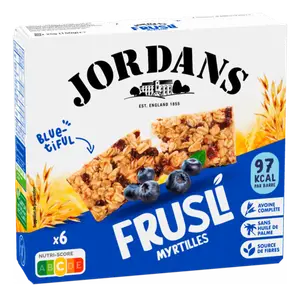 BARRES CEREALES FRUSLI MYRTILLES JORDANS