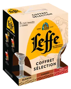 COFFRET SELECTION BIERES LEFFE