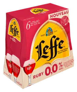 Biere Leffe Ruby Fruits Rouges 0.0°