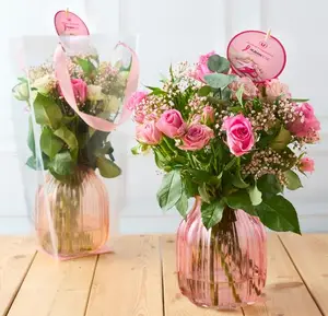 BOUQUET VASE ROSE