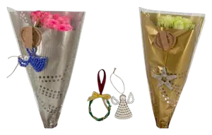 Bouquet de 9 Roses Africado
