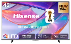 TELEVISEUR 43 QLED 4K HISENSE