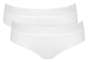 LOT DE 2 SLIPS HIPSTER FEMME