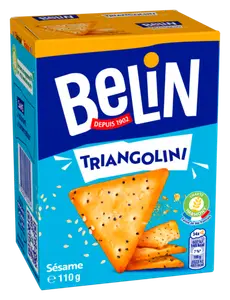 CRACKERS TRIANGOLINI SESAME BELIN LU