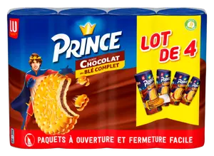 BISCUITS AU CHOCOLAT PRINCE LU