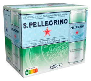 EAU MINERALE NATURELLE GAZEUSE SAN PELLEGRINO