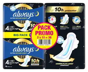 SERVIETTES ALWAYS BIG PACK