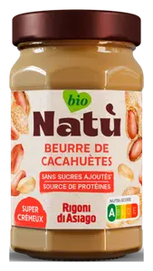 BEURRE DE CACAHUETES BIO NATU