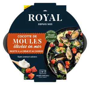COCOTTE DE MOULE A LA CREME ET AU CHORIZO