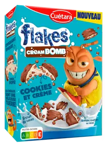 CEREALES COOKIES ET CREME CREAM BOMB FLAKES