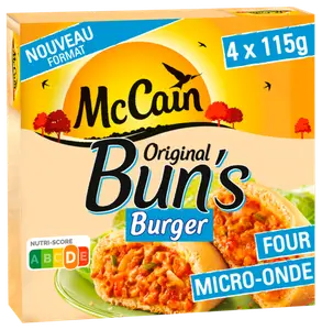 ORIGINAL BUN'S SURGELE MCCAIN