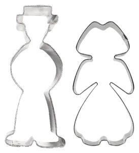 LOT DE 2 DECOUPOIRS ALSACIEN/ALSACIENNE