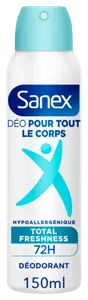 DEODORANT POUR TOUT LE CORPS FRAICHEUR 72H SANEX