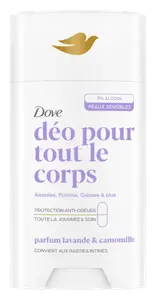 DEODORANT POUR TOUT LE CORPS LAVANDE ET CAMOMILLE DOVE