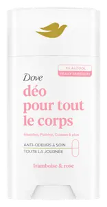 DEODORANT POUR TOUT LE CORPS FRAMBOISE ET ROSE DOVE