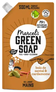 GEL MAINS SANTAL ET CARDAMONE MARCEL'S GREEN SOAP