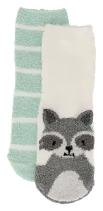 LOT DE 2 PAIRES DE CHAUSSETTES FANTAISIE ENFANT