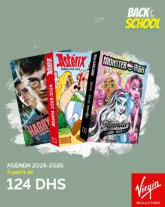 AGENDA 2025-2026 (Harry Potter, Astérix, Monster High)