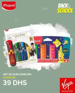 SET DE SURLIGNEURS Harry Potter ou Fluo Peps Mini Friends x4