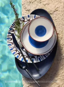 Assiette creuse AARON Autre Céramique. Ø 20 x H 3,70 cm. Réf. 251491