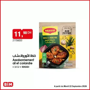 Assaisonnement ail et coriandre خلطة الثوم والأعشاب 34 Gr
