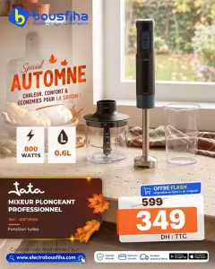 MIXEUR PLONGEANT PROFESSIONNEL Réf : JEBT9590 Fonction turbo 800 WATTS 0.6L