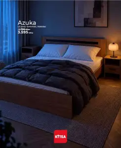 Azuka Lit avec Sommier, Matelas