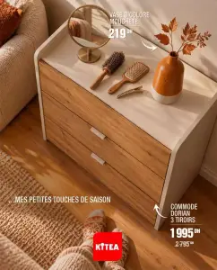 COMMODE DORIAN 3 TIROIRS