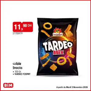 Snacks TARDEO MIX مقبلات 100 Gr