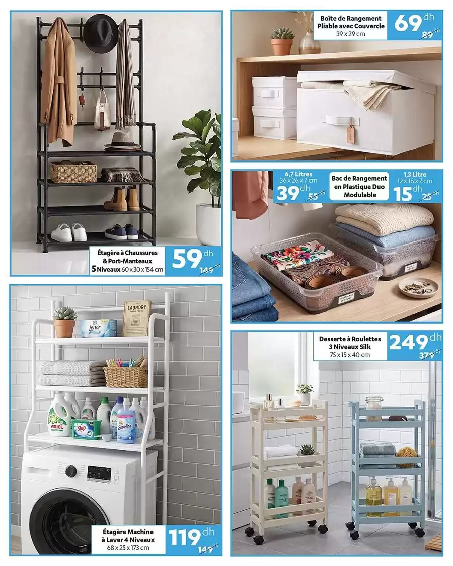 Boîte de Rangement Pliable avec Couvercle 39 x 29 cm