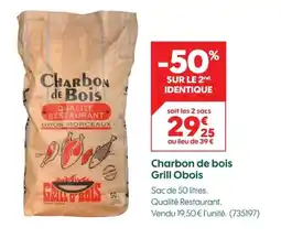 Charbon de bois Grill Obois